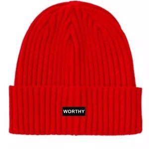 WORTHY BEANIE RED